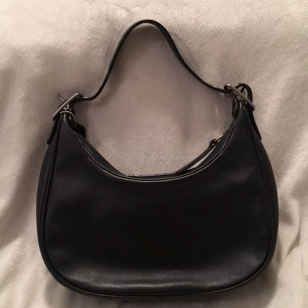 Black Leather Coach Bag - Picture 2 of 5